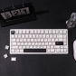 MAC Minimalist White 104+44 PBT Dye-subbed Keycaps Set for Cherry MX Mechanical Gaming Keyboard